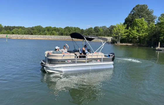 Gas Included! New 2024 18ft Pontoon! Fully Permitted for LKN!