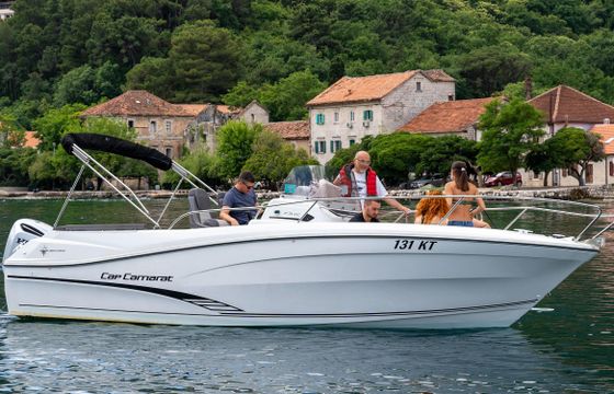 Rent Jeanneau Cap Camarat 7.5 CC and explore Boka Bay in Montenegro