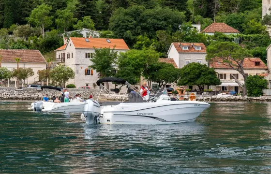 Rent Jeanneau Cap Camarat 7.5 CC and explore Boka Bay in Montenegro