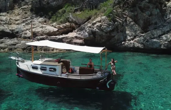 Traditional Power Boat for Rent in Port de Pollença, Spain1