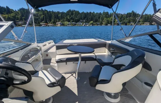 215LR Stingray ~ Bathroom, Inner Tubing on Lake Washington