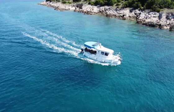 Private Tour's Boat 28' Majama Pomenić in Punat-Kroatia