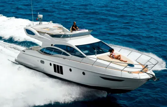 Best Azimut 48ft in Cancun and Isla Mujeres up to 18 people 6hour minimum rental