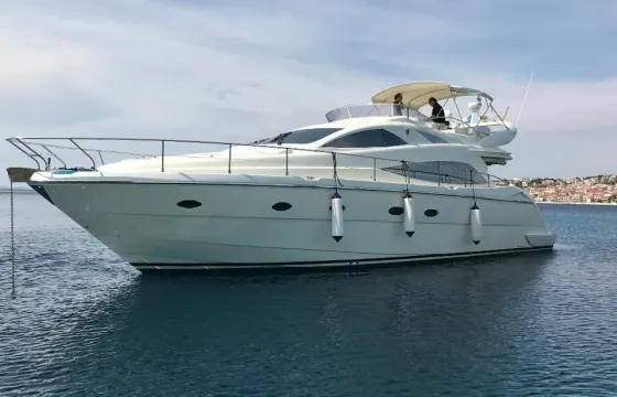 Aicon 56 Fly Motor Yacht Charter for Up to 12 People in Giardini Naxos, Italy