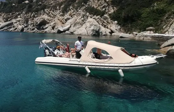 CHARTER THE 22FT OCEANIC MILLENIUM RIB at RAFINA PORT GREECE