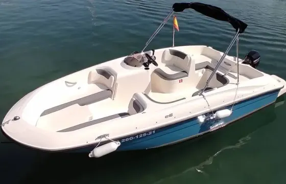Rent boat B542 'Nereo' (5p) without licence in Palma, Spain