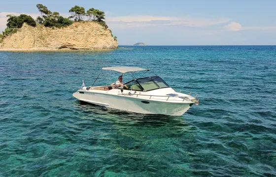 Coronet 24ft Day Cruise Yacht - Charter with captain in Zakynthos Island
