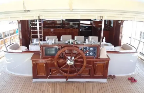 E. ARDA DENIZ This Wonderful Deluxe Gulet Yacht is 31 m. Long and for 12 People.