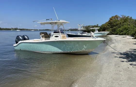2019 25' Twin Engine Center Console - Perfect for Sandbar or Fishing!