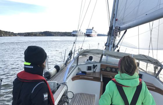 Najad 440 for skippered charter in Stockholm Archipelago