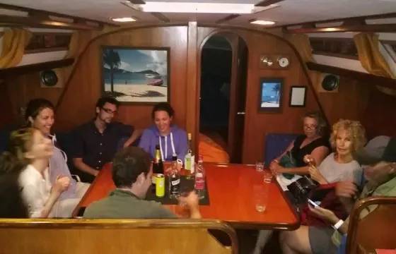 Discover Lisbon on 45' Luxury Yacht "Octonia" with Captain Nigel