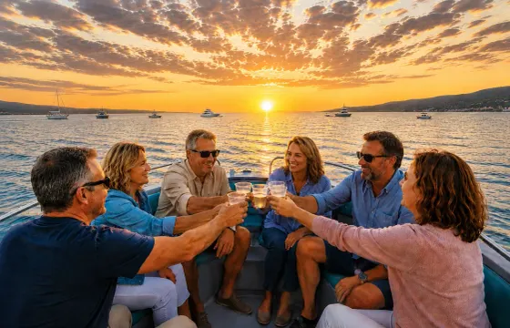 Sunset Chill & Fun Boat Tour from Split - Skipper, Fuel & Drinks Included