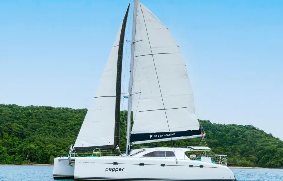 47ft Premium Sailing Catamaran - Departing Chalong Pier