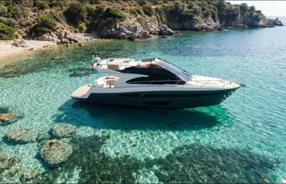 55ft Flybridge Motor Yacht  – Fuel Included Costa Smeralda – Refit 2026