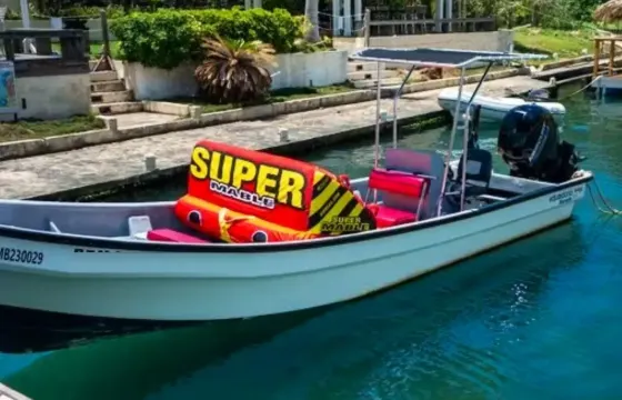 Perfect center console for fishing and beach trips