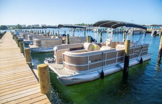 Relax on a 22-ft Bentley Pontoon in Fort Walton Beach for 10 People