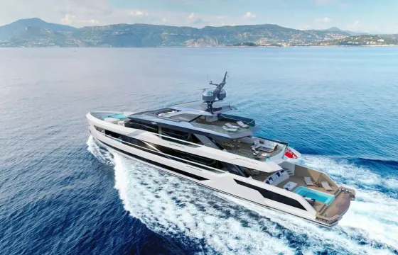 164ft DownEast Motor Yacht - 2025, 6 Cabins for 12 Guests with Pool & Jacuzzi