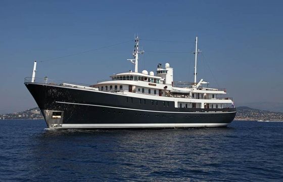 Charter the Sherakhan in the Mediterranean or Caribbean