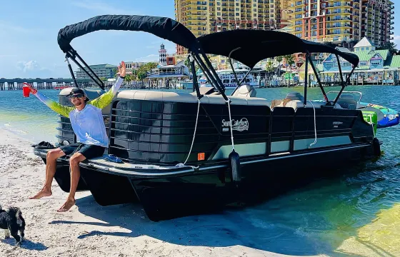 Most Badass Party Pontoon in Pensacola ! FREE Amenities !