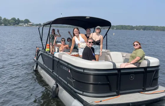 Brand New Pontoon (12 Guests) | Exceptionally Well-Kept, Fuel + Cooler Included