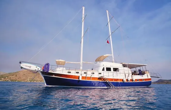 Comfortable 10-Person Sea Vacation Aboard a 5-Cabin Gulet in Marmaris Bozburun