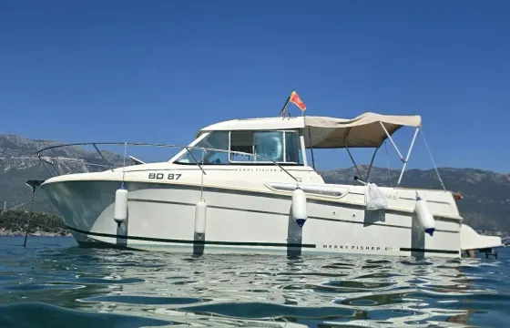 Private Daily Tours on 22ft Jeanneau Merry Fisher in Budva for up to 6 guests