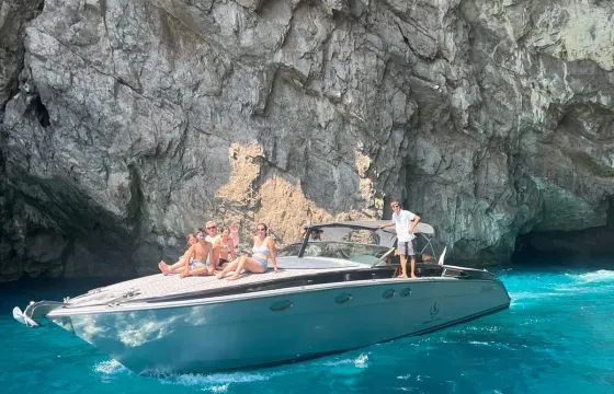 Capri in Style: Full-Day Tornado 45 S Luxury Experience!