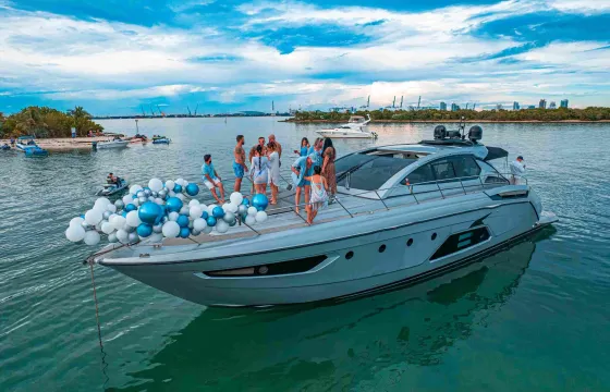 Style on the Water aboard 58ft Azimut Yacht Miami Beach
