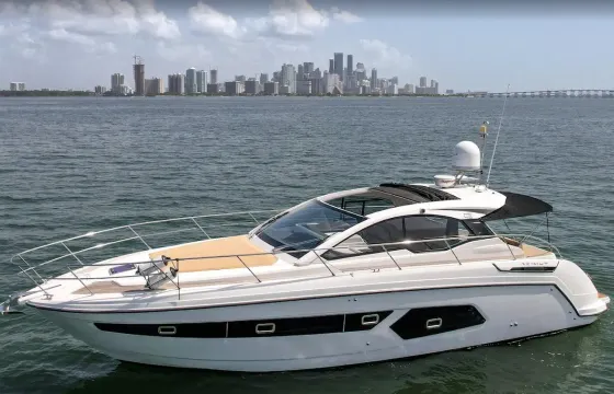 Step aboard our stunning 45ft Azimut motor yacht!