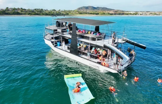 55' Custom Yacht with Waterslides [All Inclusive] in Puerto Vallarta Mexico
