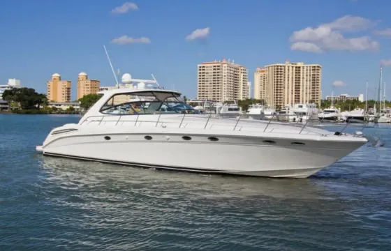 "Yolo" 50' Searay Sundancer for Charter in Fort Lauderdale