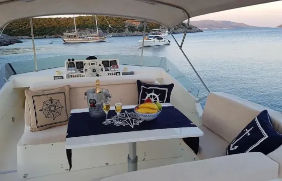 Guy Couach 1601 Motor Yacht for Charter for 6 Guests in Muğla, Turkey