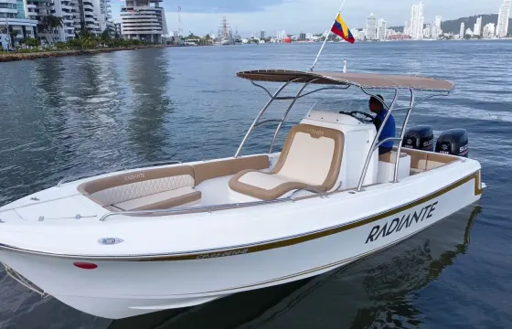 Private and exclusive boat 29FT  for all day fun in Cartagena.