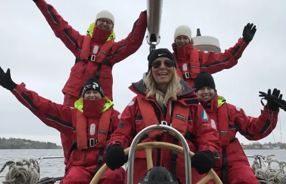Sailing lessions in Stockholm Archipelago!