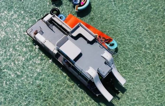 BEST OF 2025 Double Decker Tritoon! Crab Island/Destin