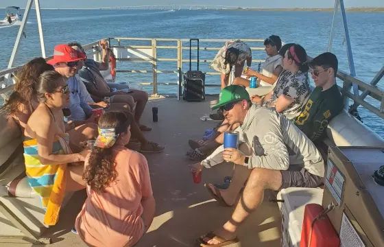 Trident 3510 Pontoon Rental in Corpus Christi, Texas