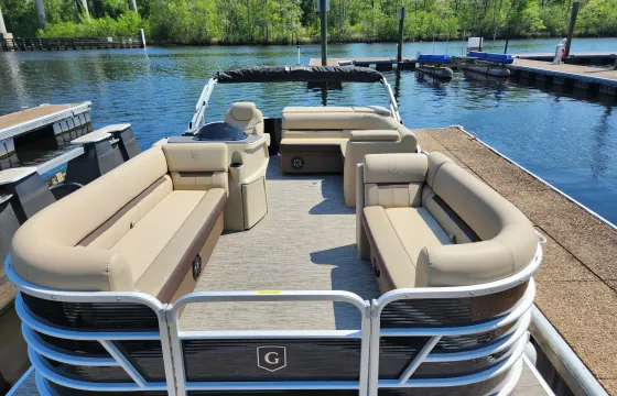 Perfect day on Lake Wylie with 22ft Godfrey Pontoon!