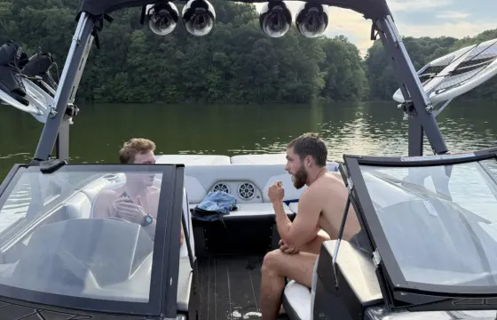 Axis T22 Wake Surf Boat – Lake Day Fun with Surf & Crew - Tims Ford Lake