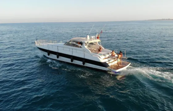 60ft Mochi Craft Yacht — Ibiza, Formentera & Es Vedra Sunset Tour
