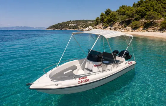 16ft Poseidon Boat For Rent in Skiathos
