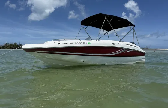 ☀️ 22’ Hurricane Deck Boat | Yamaha 150 | Seats 10 | Fort Myers & Sanibel