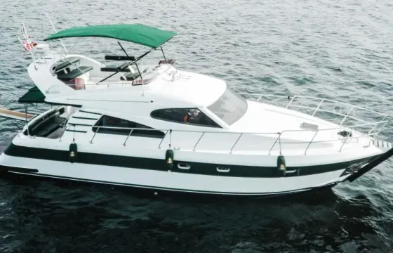 Amazing View  with a Luxury Yacht in Istanbul