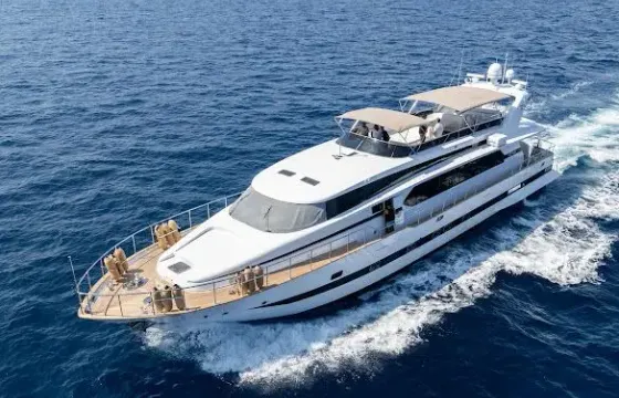 106ft Tecnomarine Mega Yacht with Elegant Design and Spacious 4 Cabin