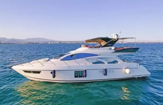 Private 56' Azimut Motor Yacht Charter in Fethiye – Daily Blue Cruise Experience