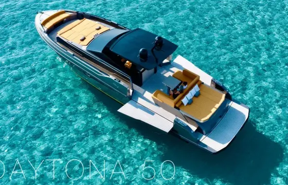 50ft Daytona Luxury Motor Yacht Rental in Eivissa, Illes Balears