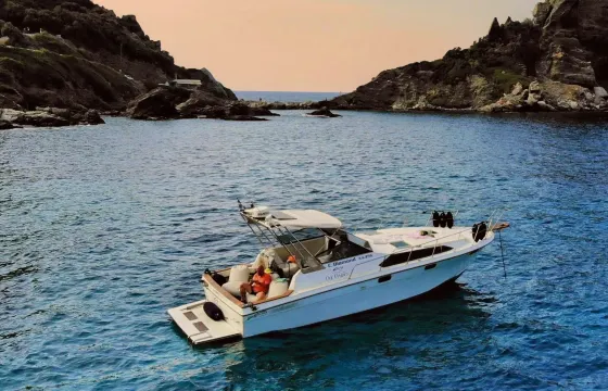 Private Cruises in Skopelos by Bayliner Conquest 3150 Offshore Motor Yacht