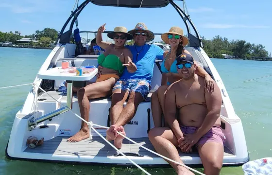Charter this 2023 25ft Yamaha AR250 Jetboat in Anna Maria Island