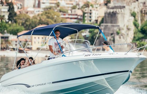 A Luxury Boat for Cruising around the Coast of Montenegro