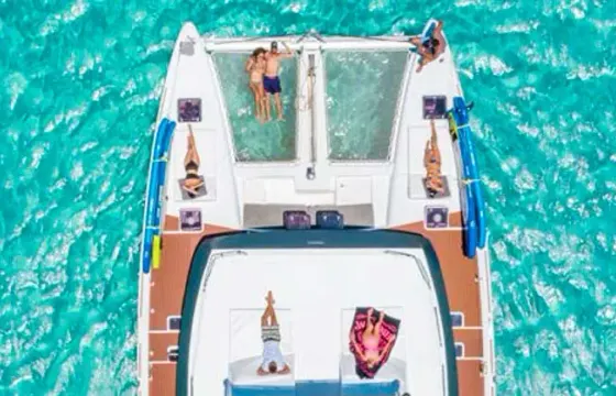 Full day Anguilla Tour with Lagoon 450 Cruising Catamaran!