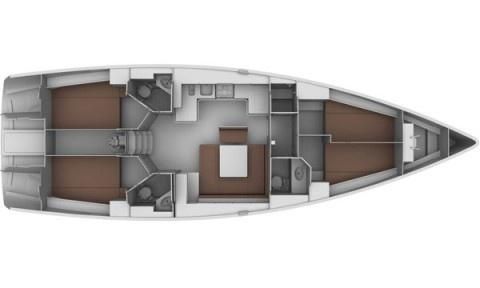 Charter the Bavaria 45 Cruiser Sailing Yacht from Port Olimpic, Spain